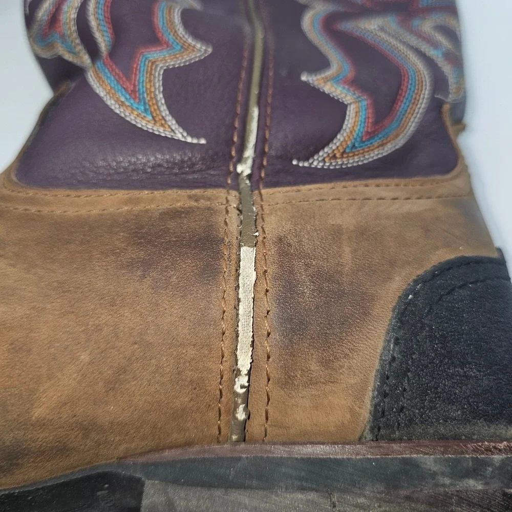 Tony Lama Women's 3R Western Boots - RR9000 size 8.5D purple boots